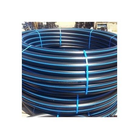 Tubo Alimentario Pe-100-hd Alta Densidad Pn10 Ø 25 Mm/ 50 Mt