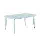 Mesa Resina Extensible Atlantic Blanco 170+55x100x73 Cm Shaf