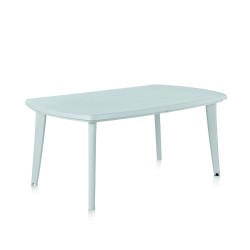 Mesa Resina Extensible Atlantic Blanco 170+55x100x73 Cm Shaf