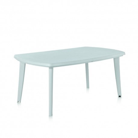 Mesa Resina Extensible Atlantic Blanco 170+55x100x73 Cm Shaf
