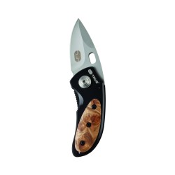 Navaja EmpuÑadura Madera Jacknife Hoja De Acero Inoxidable T