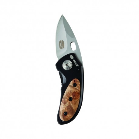 Navaja EmpuÑadura Madera Jacknife Hoja De Acero Inoxidable T