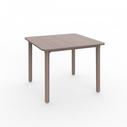 Mesa Pp Recic. Noa Marron Tierra 90x90x74