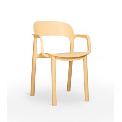 Silla Pp C/brazos Amarillo Fuego Ona -