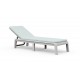 Tumbona Pp 4p Mallorca Bco + Cojin Blue -