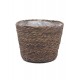 Macetero Cesto Gordes Marron 23x18 Cm