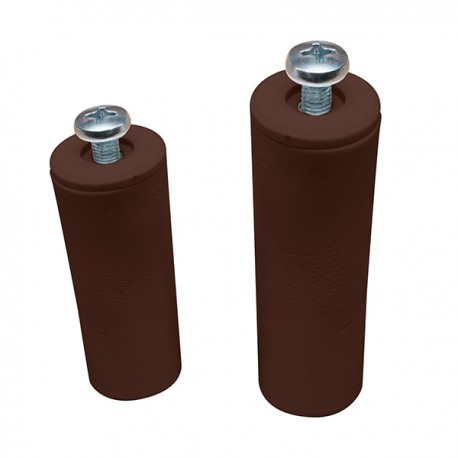 Tope Persiana C/torni. Marron 40mm