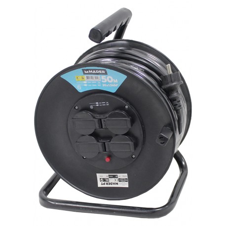 Prolongador Electrico Con Enrollable 50 M
