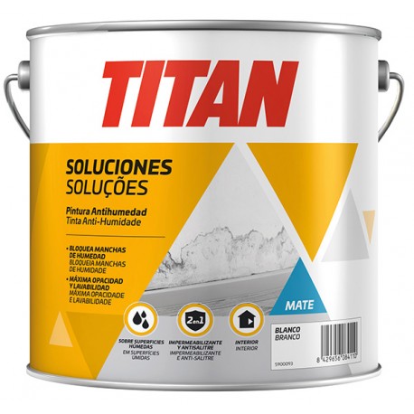 Pintura Antihumedad Preparacion Blanco 1 L