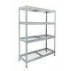 Estanteria Metal Galvanizado 4 Estantes De Rejilla 180 X 120