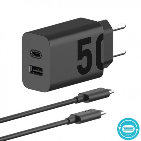 Cargador Motorola Usb-c/usb-a 50 W