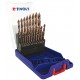 Broca Hss Tsp Din 338 Jg 19pzs 1 - 10 Mm