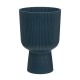 Macetero Pedestal Azul 14 Cm