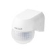 Detector Movimiento Mini Exterior Blanco Angulo 180º 12 Mts