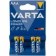 Pila Alcalina LR03 AAA BL 4 VARTA 1,5 V