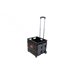 Carro Caja Plegable Negro 42 X 37 X 40,5 Cm Box Plus