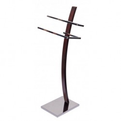 BATHSTAGE Toallero de pie, Plateado (OUTLET)