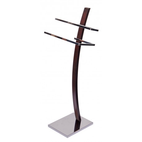 BATHSTAGE Toallero de pie, Plateado (OUTLET)