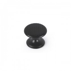Pomo Negro Mate Mimbre Zmk -