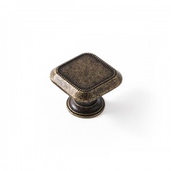 Pomo Zamak Cuero Viejo 30 Mm