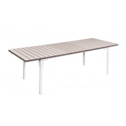 Mesa Ext Acer/hdpe Genova 180x89.5x7