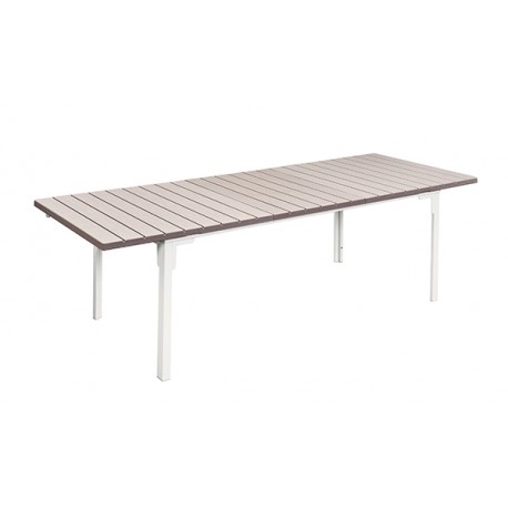 Mesa Ext Acer/hdpe Genova 180x89.5x7