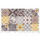 Alfombra Vinilica Croma 45x75 Cm Patch Gris Ambar