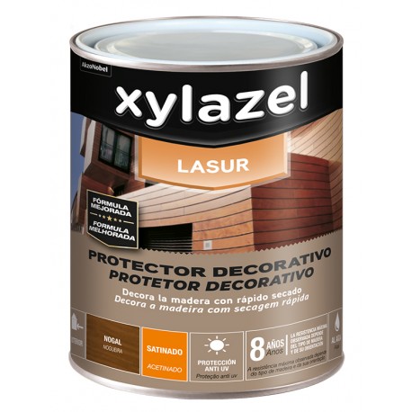 Protector Mad. Lasur Agua Sat Nogal 750 Ml