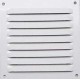 Rejilla 0,6 Mm Lacado Blanco 10x10 Cm