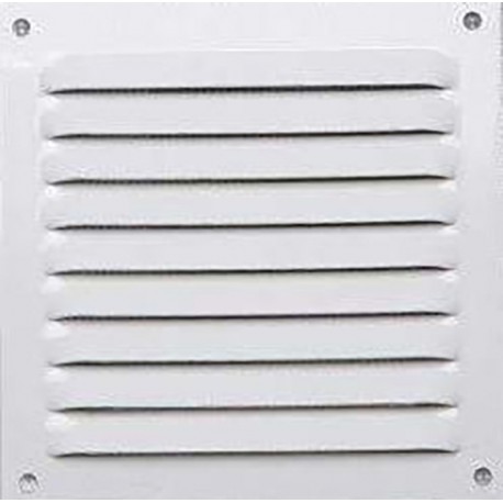 Rejilla 0,6 Mm Lacado Blanco 10x10 Cm