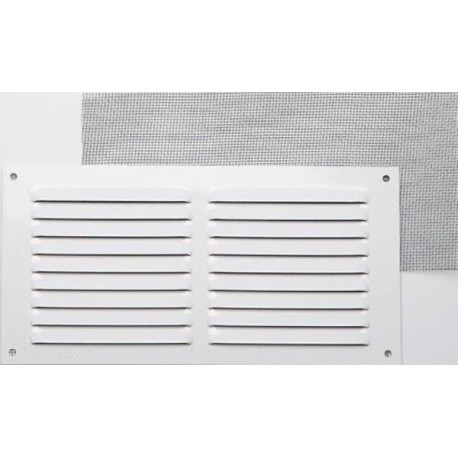 Rejilla 0,6 Mm Lacado Blanco 10x20 Cm