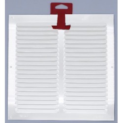 Rejilla 0,8 Mm Con Mosq Lacado Blanco Con Gancho 20x20 Cm
