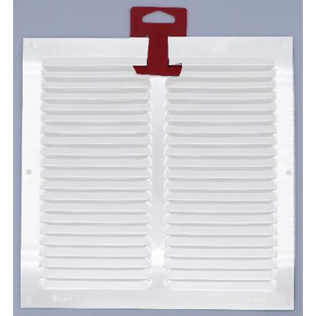 Rejilla 0,8 Mm Con Mosq Lacado Blanco Con Gancho 20x20 Cm