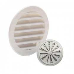 Rejilla Empotrar Abs Blanco + Mosquitera Vrac 11,8 Cm