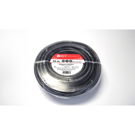 Cable Manguera Negra H05vv-f Cpr R100 2x1