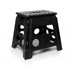 Taburete Multiuso Plegable Negro 49x37x46