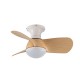 Ventilador Techo Led Sukhoi 3a Blanc/madera 20 W