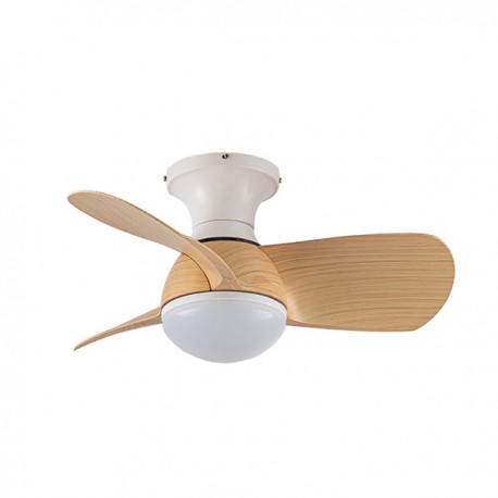 Ventilador Techo Led Sukhoi 3a Blanc/madera 20 W