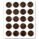 Fieltro Adhesivo Marron Bl10 16 Mm