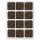 Fieltro Adhesivo Marron Bl10 17x17mm