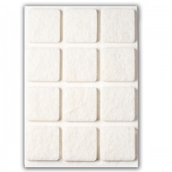 Fieltro Adhesivo Blanco Bl10 30x30 Mm