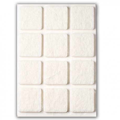 Fieltro Adhesivo Blanco Bl10 30x30 Mm