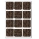 Fieltro Adhesivo Marron Bl10 30x30 Mm