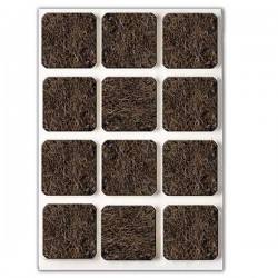Fieltro Adhesivo Marron Bl10 30x30 Mm