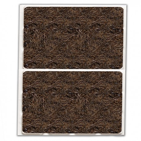 Fieltro Adhesivo Marron Bl10 50x100 Mm