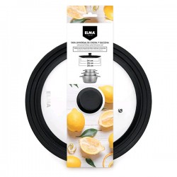 Tapa Cocina Cristal Silicona 24-26-28cm