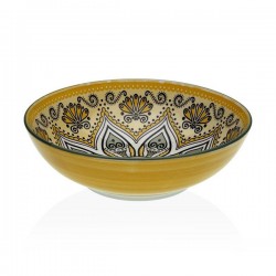 Ensaladera Porcelana Amarillo Set-6 22,5 Cm