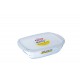 Fuente Rectang Vidrio C/tapa Daily 2,5 L 28x20 Cm