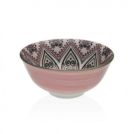 Bol Porcelana Rosa Set-6 15,5 Cm