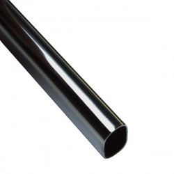 Tubo Armario Acero Ovalado Liso 2 Mt 2 M
